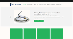 Desktop Screenshot of laser-beautyequipment.com